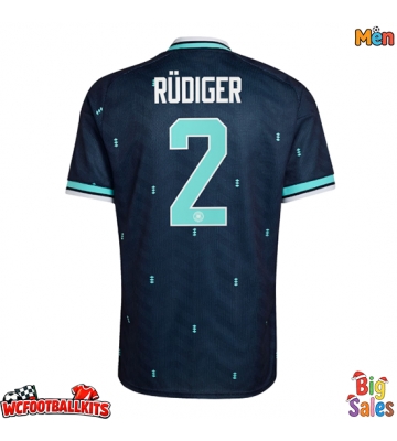 Germany Antonio Rudiger #2 Replica Away Stadium Shirt World Cup 2026 Short Sleeve